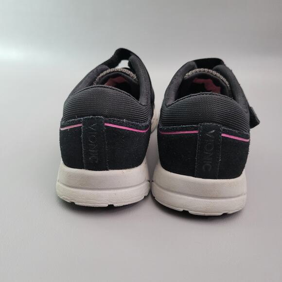 Vionic Brisk Ema Slip On Shoes Sneaker Women 9.5 Black Gray Comfort Lightweight - Picture 12 of 16